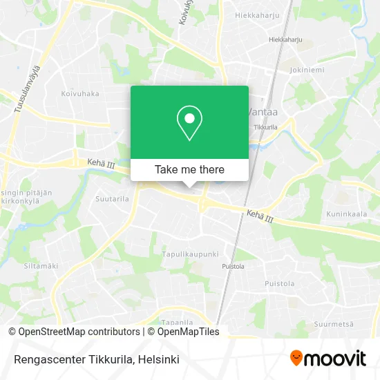 Rengascenter Tikkurila map