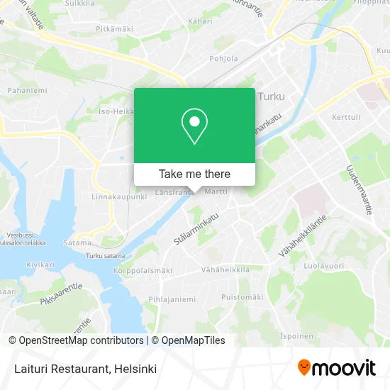 Laituri Restaurant map