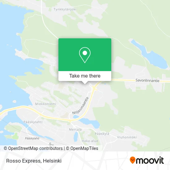 Rosso Express map