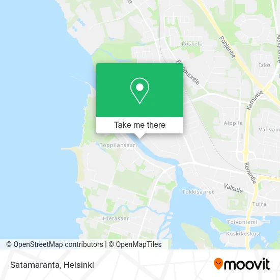 Satamaranta map
