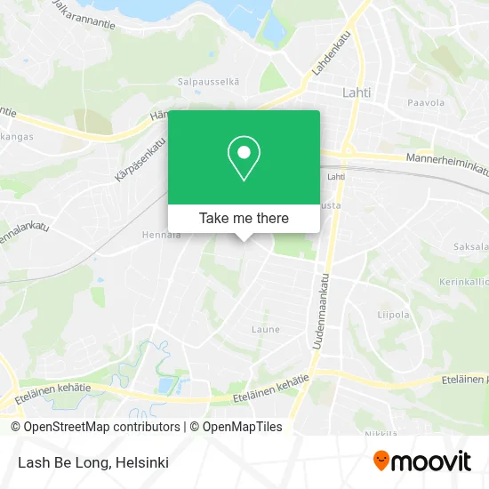 Lash Be Long map