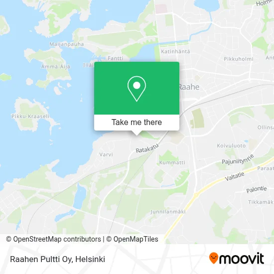 Raahen Pultti Oy map