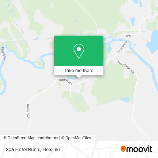 Spa Hotel Runni map