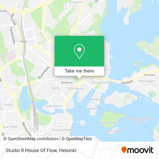 Studio 8 House Of Flow map