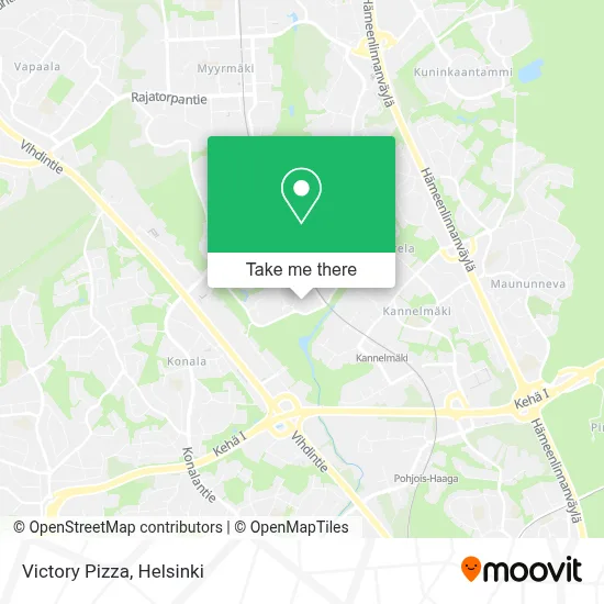 Victory Pizza map