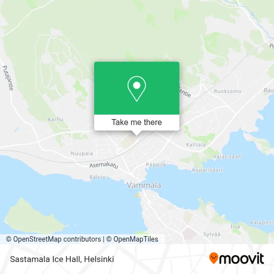 Sastamala Ice Hall map