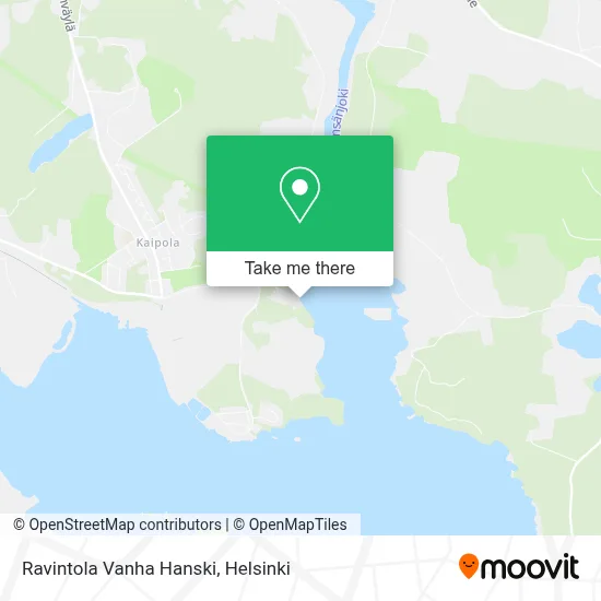 Ravintola Vanha Hanski map