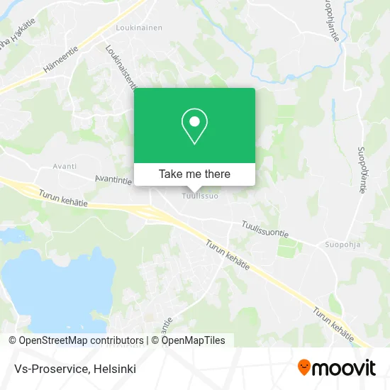 Vs-Proservice map