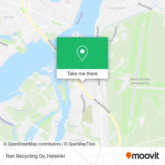 Ran Recycling Oy map