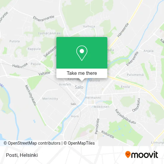 Posti map