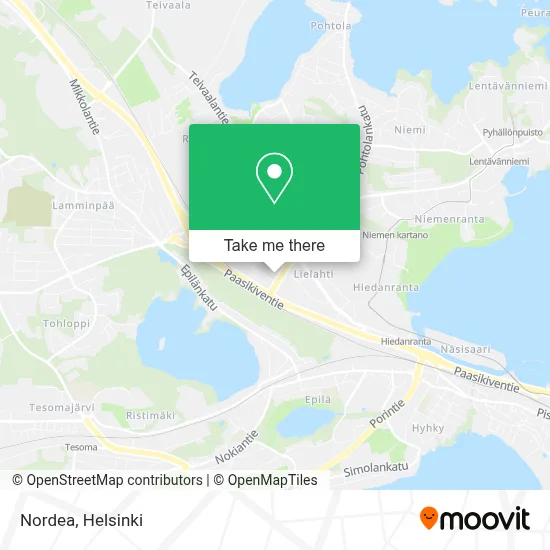Nordea map