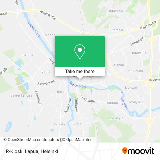 R-Kioski Lapua map