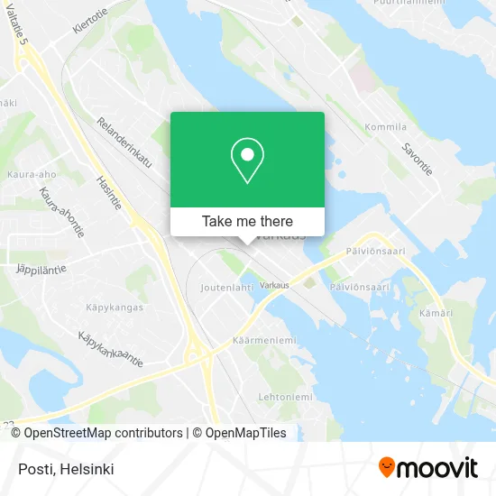 Posti map