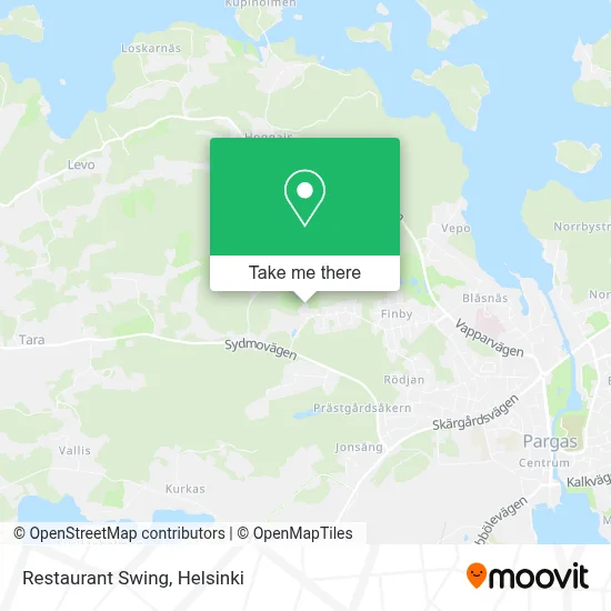 Restaurant Swing map