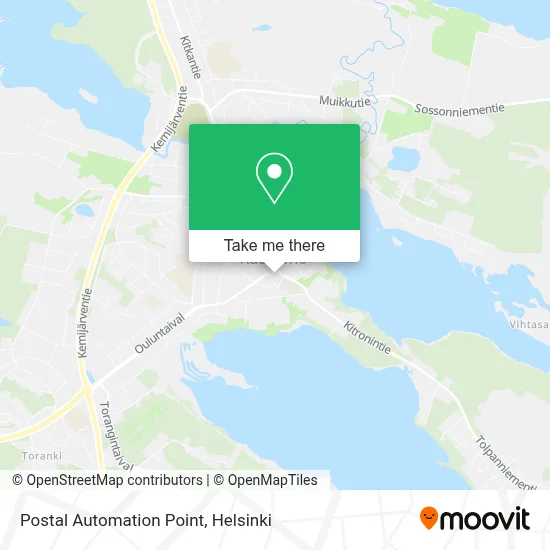 Postal Automation Point map