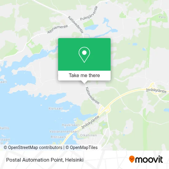 Postal Automation Point map
