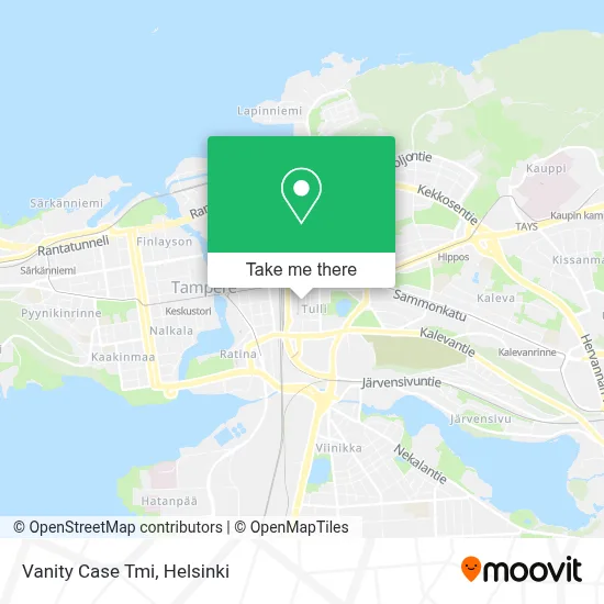 Vanity Case Tmi map