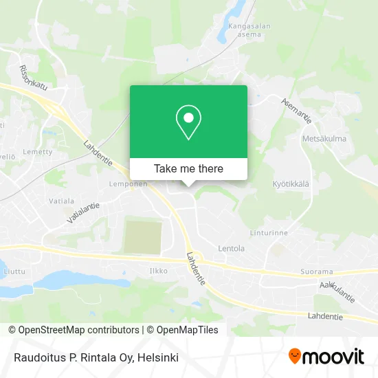 Raudoitus P. Rintala Oy map