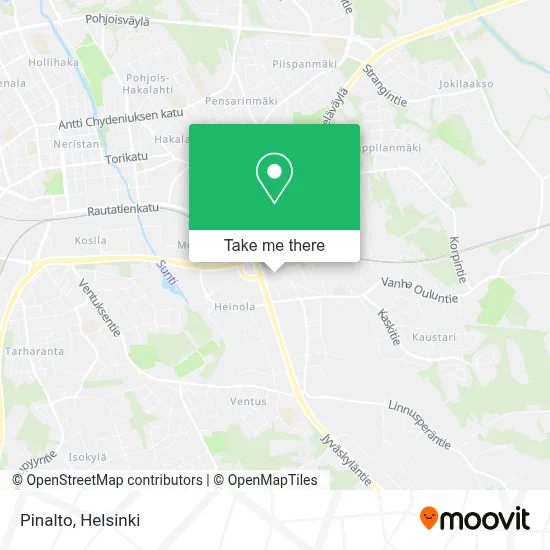 Pinalto map