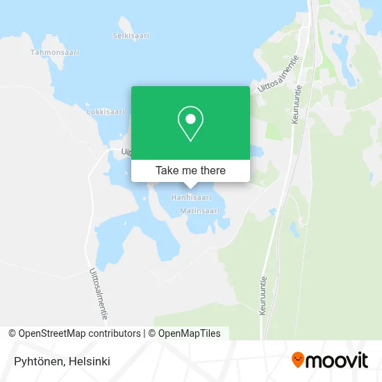 Pyhtönen map