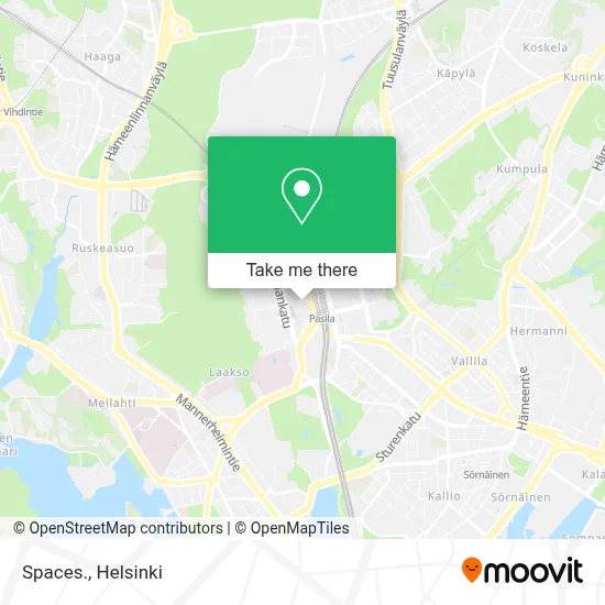 Spaces. map