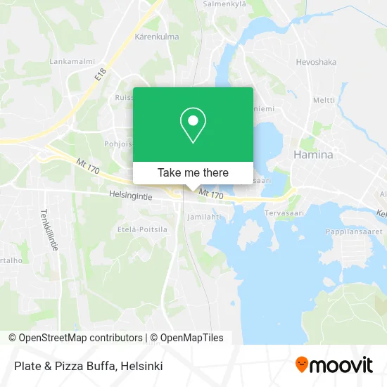Plate & Pizza Buffa map