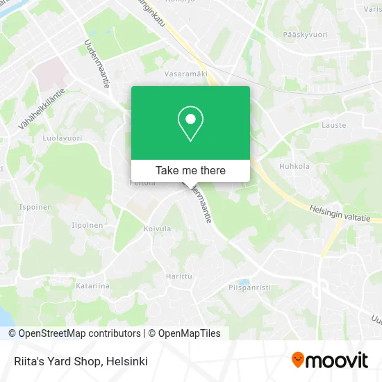Riita's Yard Shop map