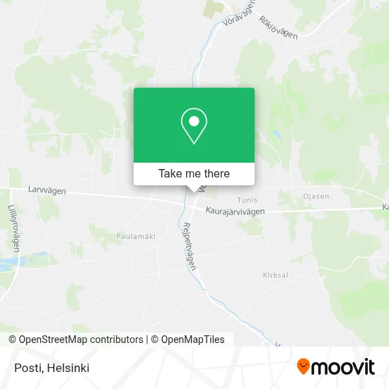 Posti map