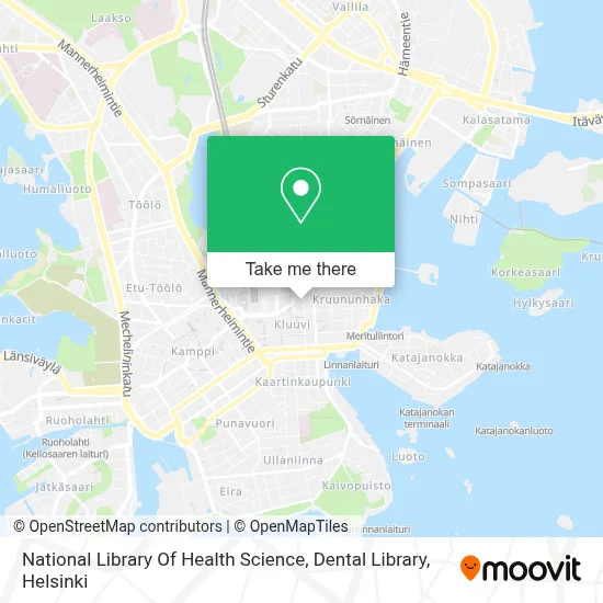 National Library Of Health Science, Dental Library map