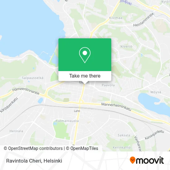 Ravintola Cheri map