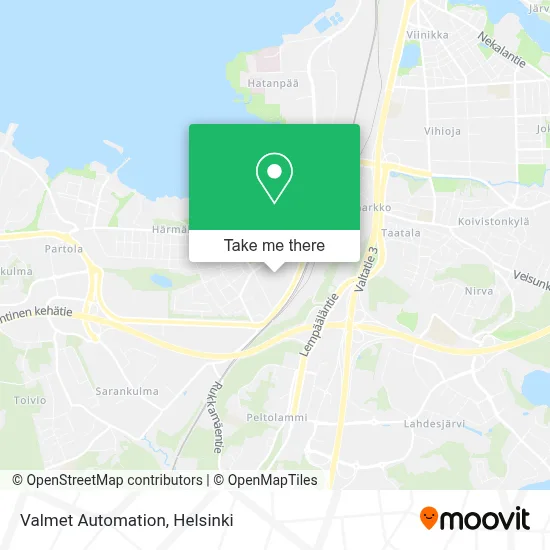 Valmet Automation map