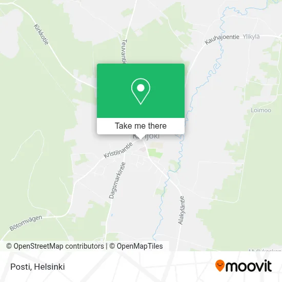 Posti map