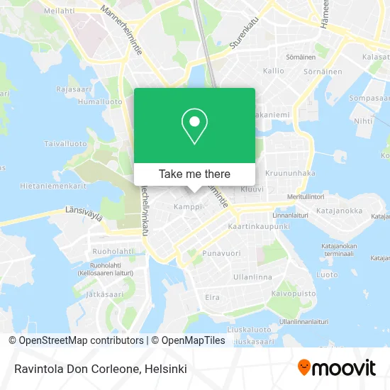 Ravintola Don Corleone map