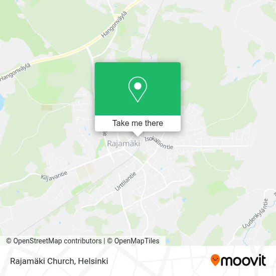 Rajamäki Church map