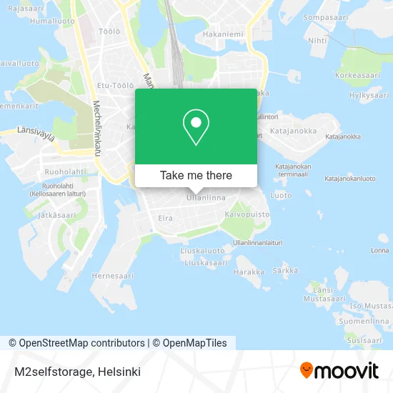 M2selfstorage map