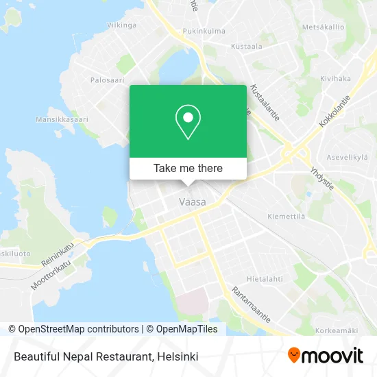 Beautiful Nepal Restaurant map