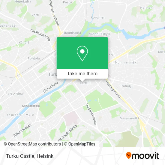 Turku Castle map