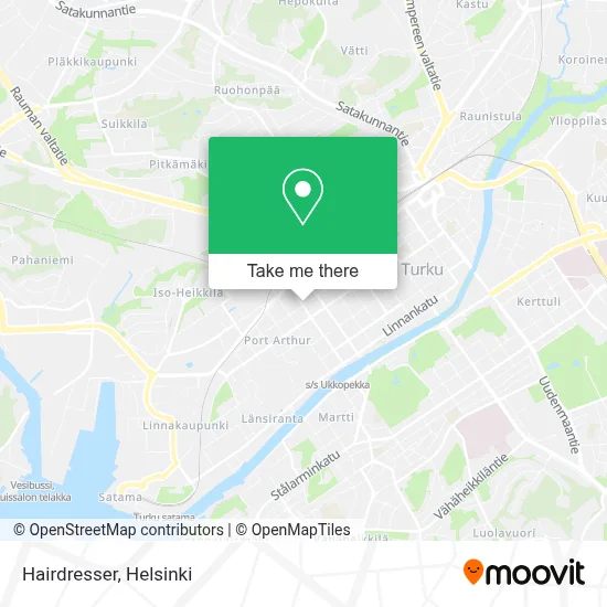 Hairdresser map