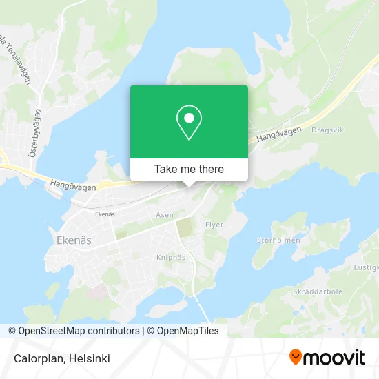 Calorplan map
