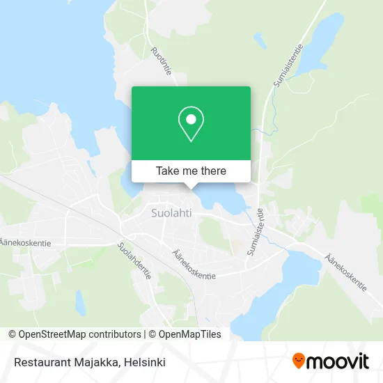 Restaurant Majakka map