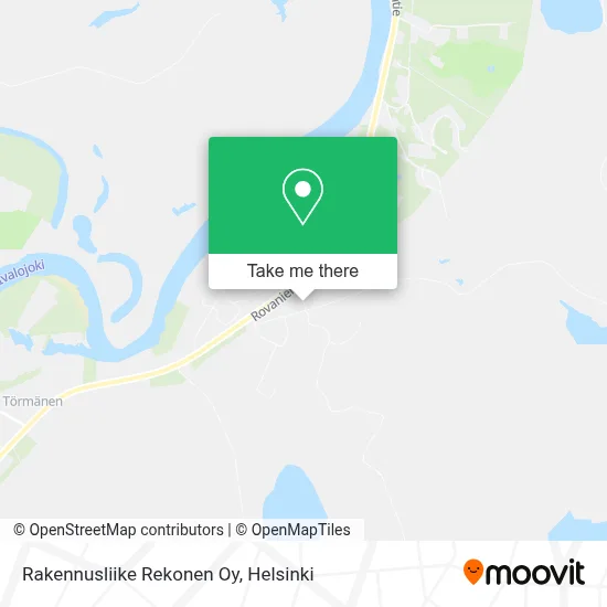 Rakennusliike Rekonen Oy map
