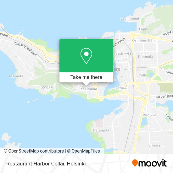 Restaurant Harbor Cellar map