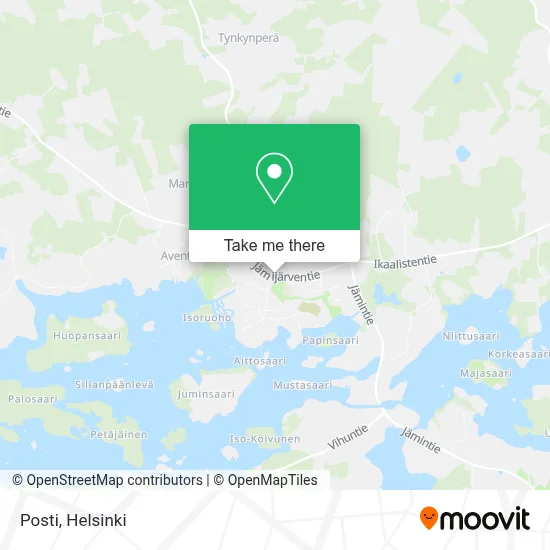 Posti map