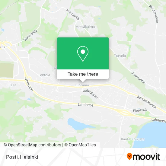 Posti map