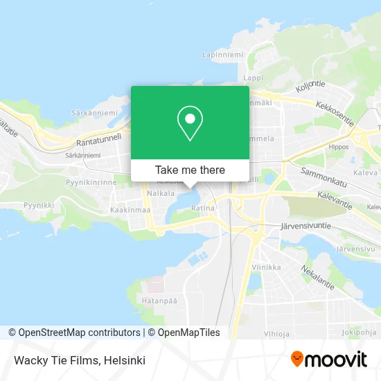 Wacky Tie Films map