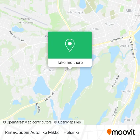 Rinta-Joupin Autoliike Mikkeli map