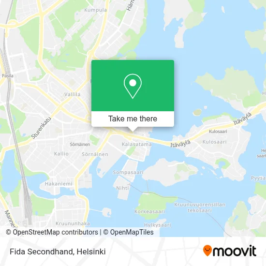 Fida Secondhand map