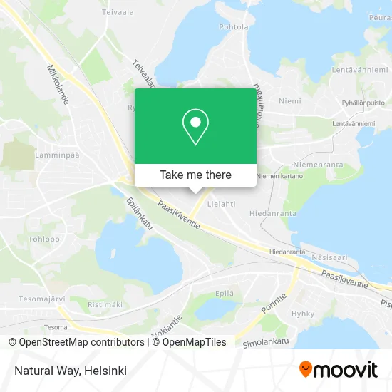 Natural Way map