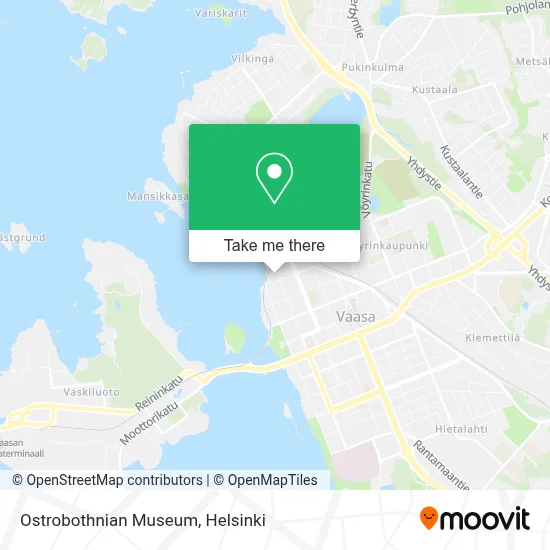 Ostrobothnian Museum map