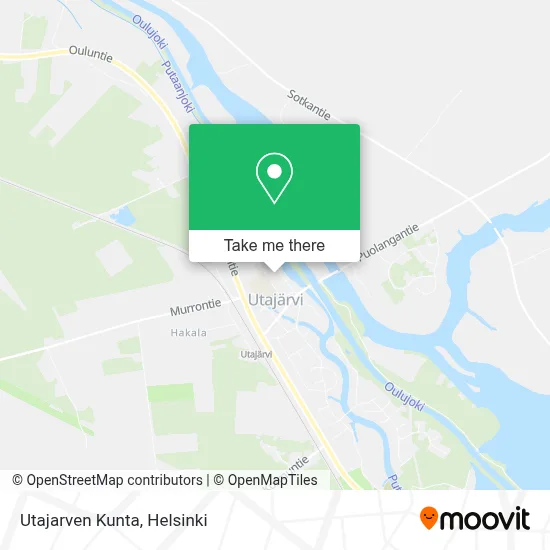 Utajarven Kunta map